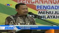 BUPATI HADIRI PENCANANGAN ZONA WBK DAN WBBM DI LINGKUNGAN PN BANGKINANG KELAS I B